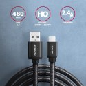 AXAGON Data and charging cable, 1 m | BUMM-AM10AB | USB Type A to USB Type Micro