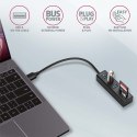 AXAGON SuperSpeed USB-A Hub and Card Reader | HMA-CR3A