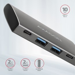 AXAGON SuperSpeed USB-C 10 Gbps SPEEDSTER 4 Hub | HMC-4G2