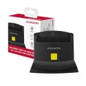 AXAGON Universal desktop USB contact Smart/ID and SD/microSD/SIM card reader | CRE-SM2