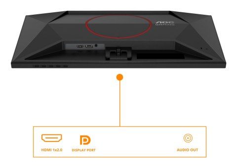 AOC 24G42E | 24 " | IPS | FHD | 16:9 | 180 Hz | 1 ms | 1920 x 1080 pixels | 300 cd/m² | HDMI ports quantity 1 | Black