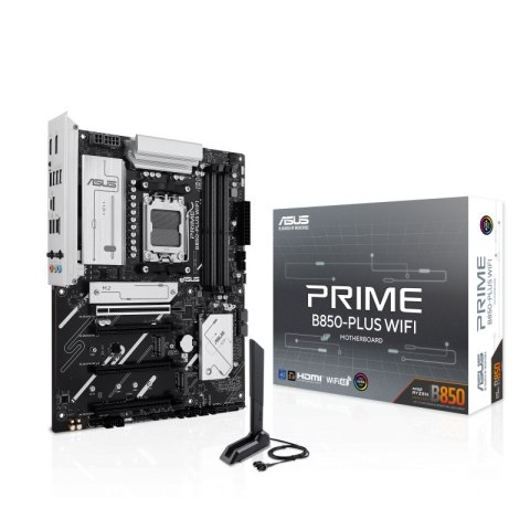 Asus PRIME B850-PLUS WIFI | Processor family AMD | Processor socket AM5 | DDR5 | Supported hard disk drive interfaces M.2, SATA 