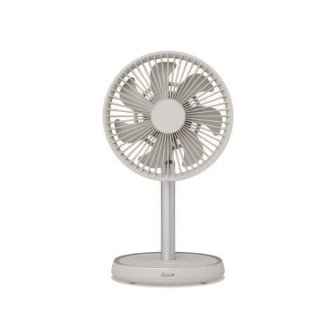Duux Fan | Rize Flex | Stand Fan | Greige | Diameter 21 cm | Number of speeds 4 | Oscillation | 10 W | No