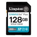 Karta pamięci Kingston Canvas Go Plus SDG4/128GB (128GB; Class U3, V30; Karta pamięci)