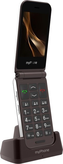 MyPhone Harmony LTE Praline Collection | Brown | 2.8+1.44 " | IPS | 48 MB | 128 MB | Single SIM | MicroSD | 3G | Bluetooth | 5.1