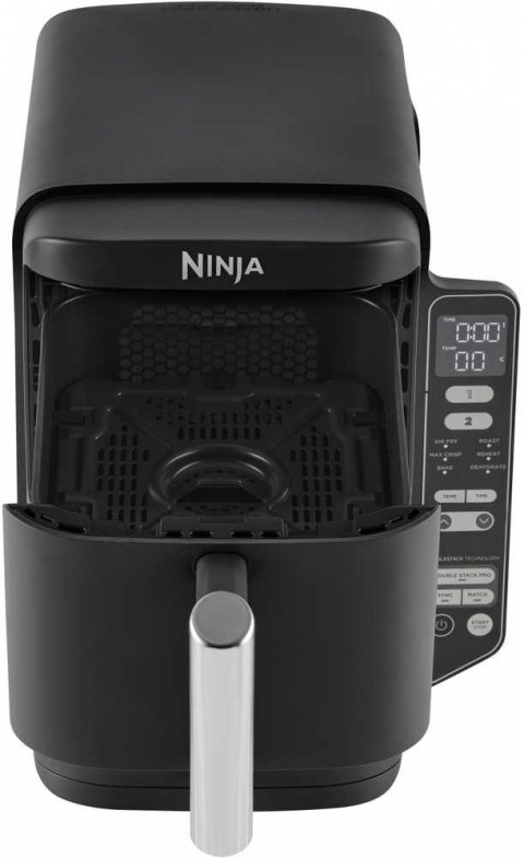 NINJA Double Stack Vertical Air Fryer with 2 Stacking Drawers | SL300EU | Power 2470 W | Capacity 7.6 L | Black
