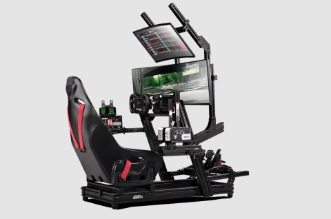 Next Level Racing | Aluminium; Stal węglowa | Racing Simulator Cockpit | GTElite Wheel Plate Edition | Czarny