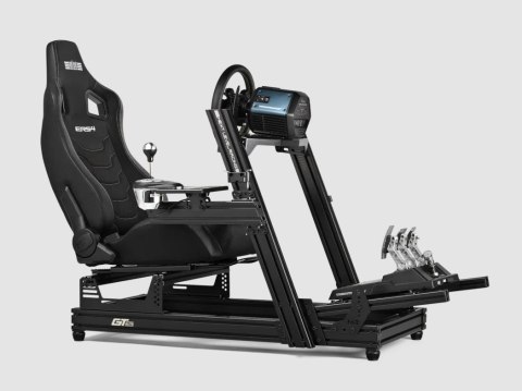 Next Level Racing | SIMAERO Mesh Fabric | Reclining Seat | ERS4 Elite Fabric & SimAero Mesh Edition | Black