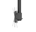 Neomounts CL35-340BL12 Monitor/TV mount ceiling 1 screen - 23-42" - max 50 kg - VESA 100x100-200x200 - h 106-156 cm - black
