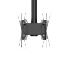 Neomounts CL35-340BL22 Monitor/TV mount ceiling 2 screens - 23-42" - max 45 kg/screen - VESA 100x100-200x200 - h 106-156 cm - bl