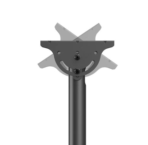 Neomounts CL35-340BL22 Monitor/TV mount ceiling 2 screens - 23-42" - max 45 kg/screen - VESA 100x100-200x200 - h 106-156 cm - bl