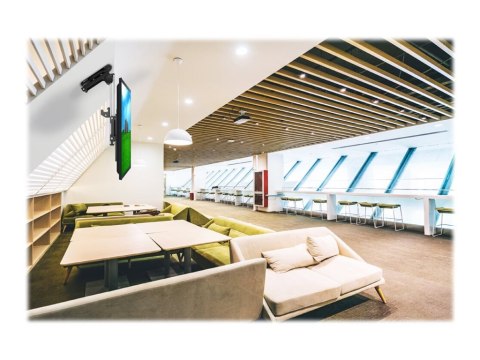 Neomounts FPMA-C020BLACK Monitor/TV mount ceiling 1 screen - 10-40" - max 20 kg - VESA 75x75-200x200 - h 26,5-40 cm - black