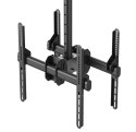 Neomounts NM-C440DBLACK Monitor/TV mount ceiling 2 screens - 32-60" - max 45 kg/screen - VESA 200x200-400x400 - h 56-91 cm - bla