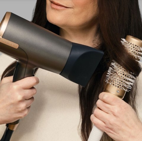 Remington | Hair dryer | D6077 | 2000 W | Number of temperature settings 3 | Ionic function | Diffuser nozzle | Grey