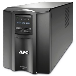 Schneider Electric APC Smart-UPS, Tower, 8x IEC C13 outlets, SmartConnect Port+SmartSlot, AVR, LCD | SMT1000IC | 1000 VA | 700 W