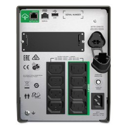 Schneider Electric APC Smart-UPS, Tower, 8x IEC C13 outlets, SmartConnect Port+SmartSlot, AVR, LCD | SMT1000IC | 1000 VA | 700 W