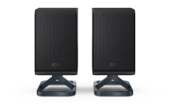 Sharp HT-SPR52021(BK) Q Soundbar 2.0.2 Wireless Rear Surround Speakers, Black | Sharp