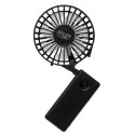 Adler Foldable mini fan | AD 7336 | Desk fan | Black | Diameter 6.5 cm | Number of speeds 1