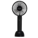 Adler Mini USB Fan | AD 7338 | Desk fan | Black | Diameter 7 cm | Number of speeds 3
