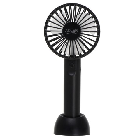 Adler Mini USB Fan | AD 7338 | Desk fan | Black | Diameter 7 cm | Number of speeds 3