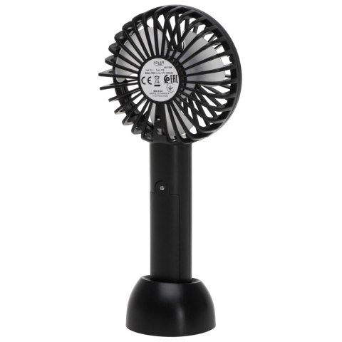 Adler Mini USB Fan | AD 7338 | Desk fan | Black | Diameter 7 cm | Number of speeds 3