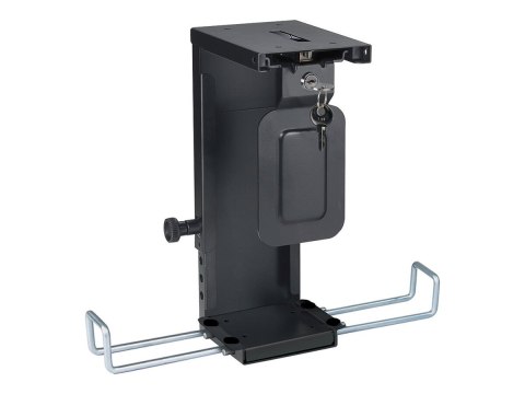 Neomounts CPU-D075BLACK/LK CPU/PC holder - max 10 kg - lockable (incl. lock) - h 20-36 cm - w 5-10 cm - universal - black