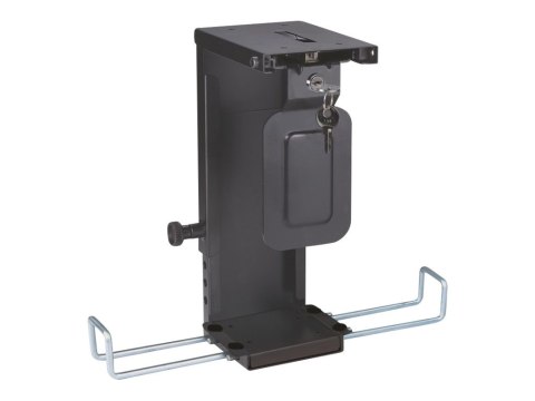 Neomounts CPU-D075BLACK/LK CPU/PC holder - max 10 kg - lockable (incl. lock) - h 20-36 cm - w 5-10 cm - universal - black
