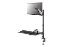 Neomounts DS90-325BL1 Sit-stand workstation desk 1 screen - 17-32" - 1-9 kg (curved 6 kg) - gas spring - black