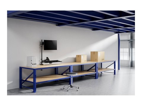 Neomounts DS90-325BL1 Sit-stand workstation desk 1 screen - 17-32" - 1-9 kg (curved 6 kg) - gas spring - black