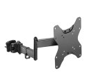 Neomounts FL40-450BL12 TV pole mount - 23-42" - max 25 kg - VESA 75x75-200x200 - suitable for Ø 28-50 mm - level adjustment - fu