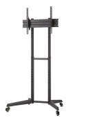 Neomounts FL50-540BL1 TV trolley - 37-70" - max 50 kg - manual h 128,5-145 cm - VESA 100x100-600x400 - black