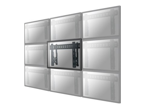 Neomounts LED-VW1000BLACK Videowall wall mount - 40-75" - max 50 kg - VESA 200x200-600x400 - d 5,6-21,5 cm - pull-out - micro ad