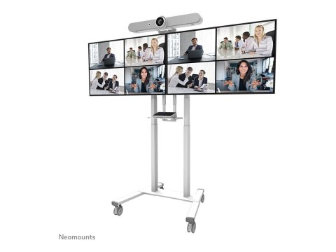 Neomounts MOVE ADM-875WH2 Screen adapter from 1 to 2 screens - 42-65" - max 40 kg/screen - VESA 100x100-800x400 - lockable (excl
