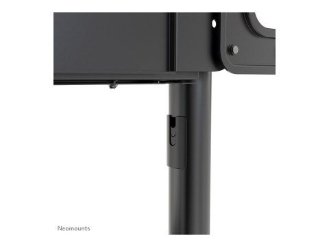 Neomounts NS-M1250BLACK TV trolley - 37-70" - max 70 kg - VESA 200x200-600x400 - 90° rotatable - incl. hardware shelf - black