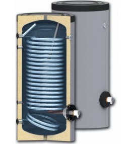 Sunsystem SWPN200 | Enameled Water Heater 200L with Heat Exchanger 1.9 m