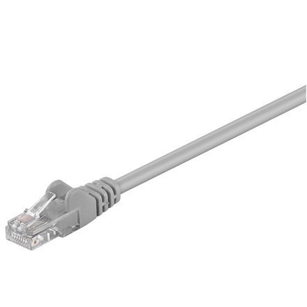 Goobay | CAT 5e | Kabel sieciowy | Skrętka nieekranowana (UTP) | Męski | RJ-45 | Męski | RJ-45 | Szary | 10 m