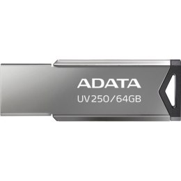 ADATA | Pamięć USB | UV250 | 64 GB | USB 2.0 | Srebrny