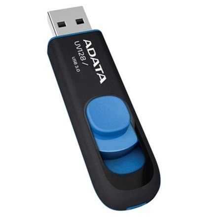 ADATA | UV128 | 32 GB | USB 3.0 | Czarny/Niebieski