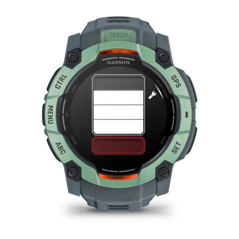 Zegarek sportowy Garmin Instinct 3 AMOLED 50mm Neotropic Twilight Zielony