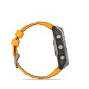 Zegarek sportowy Garmin Fenix 8 AMOLED 51mm Sapphire Titanium Spark Orange/Pomarańczowy