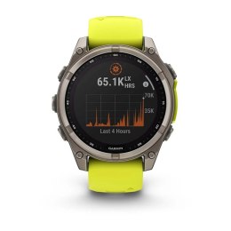 Zegarek sportowy Garmin Fenix 8 Solar Sapphire AMOLED 47mm Tytanowy