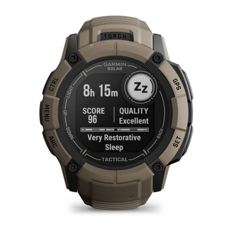 Zegarek sportowy Garmin Instinct 2X Solar Tactical Edition 50mm Zielony