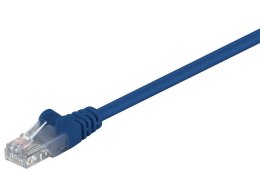Goobay | CAT 5e | Kabel sieciowy | Skrętka nieekranowana (UTP) | Męski | RJ-45 | Męski | RJ-45 | Niebieski | 0,5 m