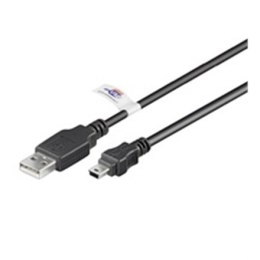 Kabel USB Logilink | Męski | Mini-USB Typ B | Męski | Czarny | 4 pin USB Typ A | 1,8 m