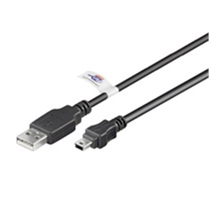Kabel USB Logilink | Męski | Mini-USB Typ B | Męski | Czarny | 4 pin USB Typ A | 1,8 m