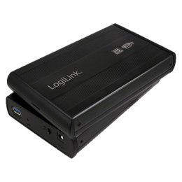 Logilink | Obudowa pamięci masowej | Obudowa 3,5 cala S-SATA HDD USB 3.0 Alu | Dysk twardy | 3,5