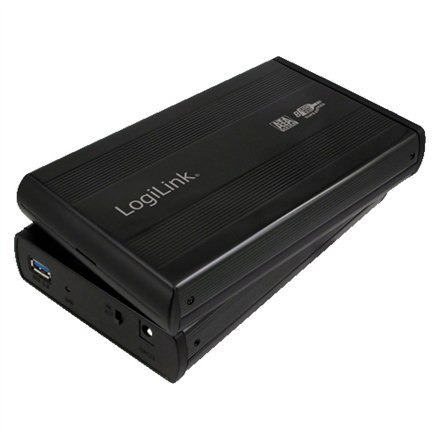Logilink | Obudowa pamięci masowej | Obudowa 3,5 cala S-SATA HDD USB 3.0 Alu | Dysk twardy | 3,5" | SATA 3Gb/s | USB 3.0