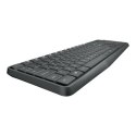 Logitech | MK235 | Zestaw klawiatura i mysz | Bezprzewodowy | Mysz w zestawie | Baterie w zestawie | USA | Czarny | 475 g