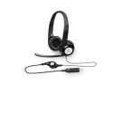 Logitech | Zestaw słuchawkowy do komputera | H390 | Wbudowany mikrofon | USB typu A | Czarny