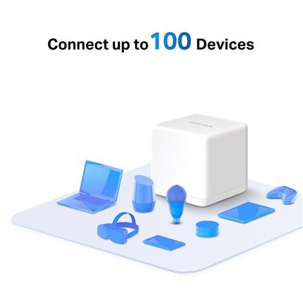 Mercusys | AC1300 Whole Home Mesh Wi-Fi System | Halo H30G (3-Pack) | 802.11ac | 400+867 Mbit/s | Mbit/s | Porty Ethernet LAN (R
